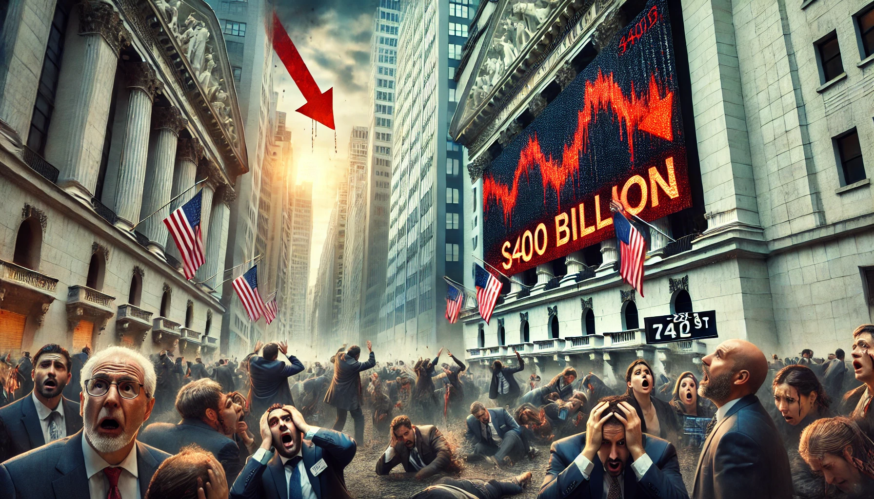 Wall Street’s Worst Day in Decades: $400 Billion Stock Loss Sends Shockwaves Worldwide